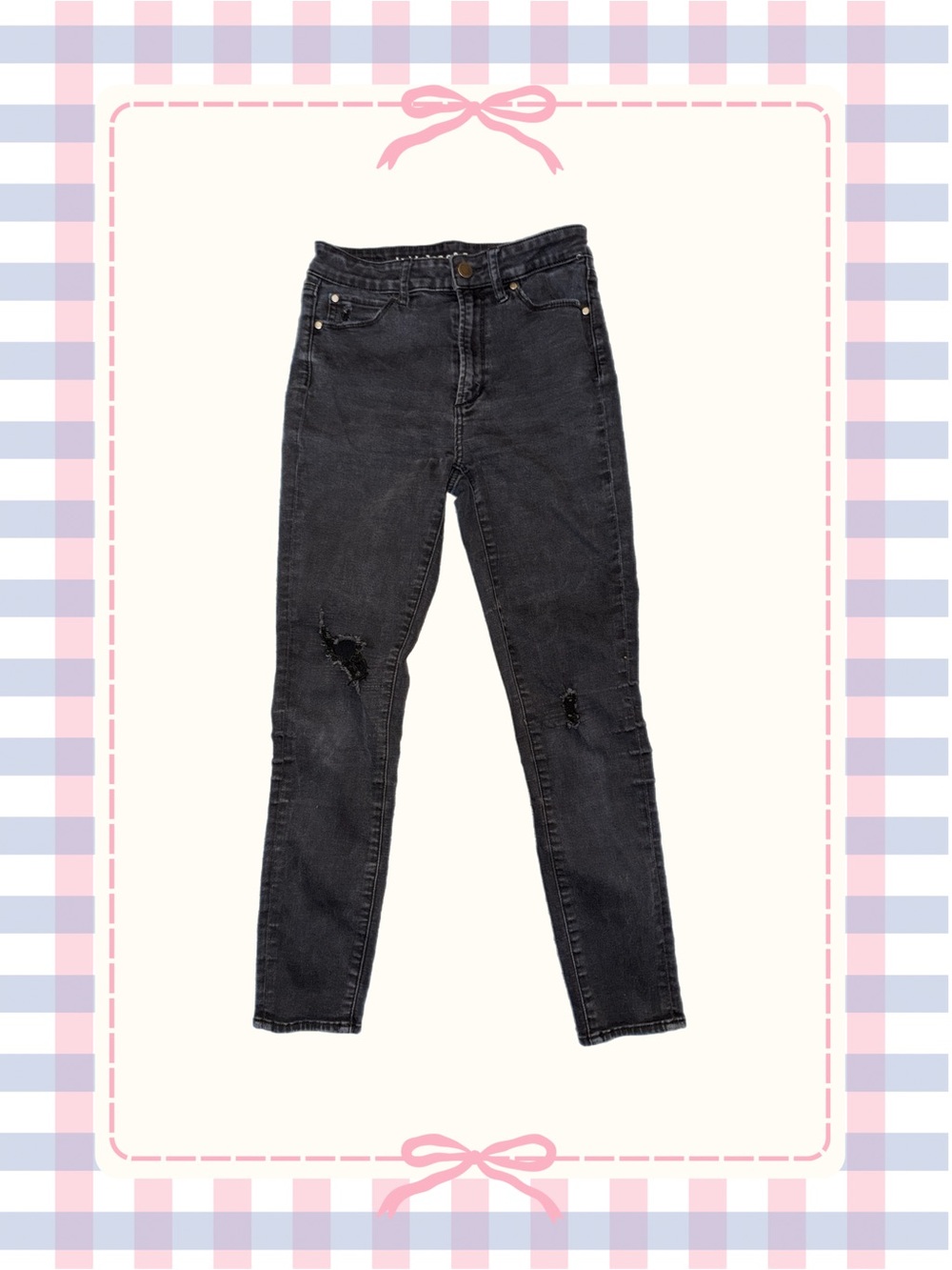 Articles of Society High-Rise Women's Black Skinny Jeans